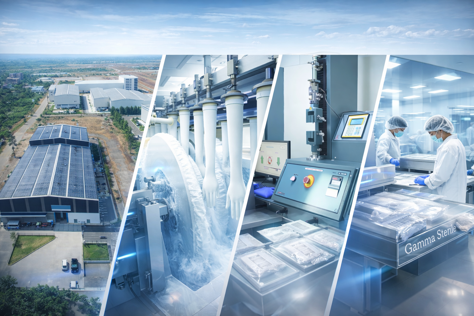 EGIS Gloves - Complete Manufacturing Process: Facility, Production, Quality Control & Gamma Sterilization